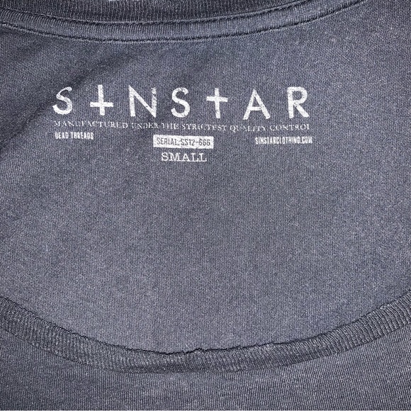 Sinstar 100% Cotton Graphic Long T shirt - Picture 12 of 14